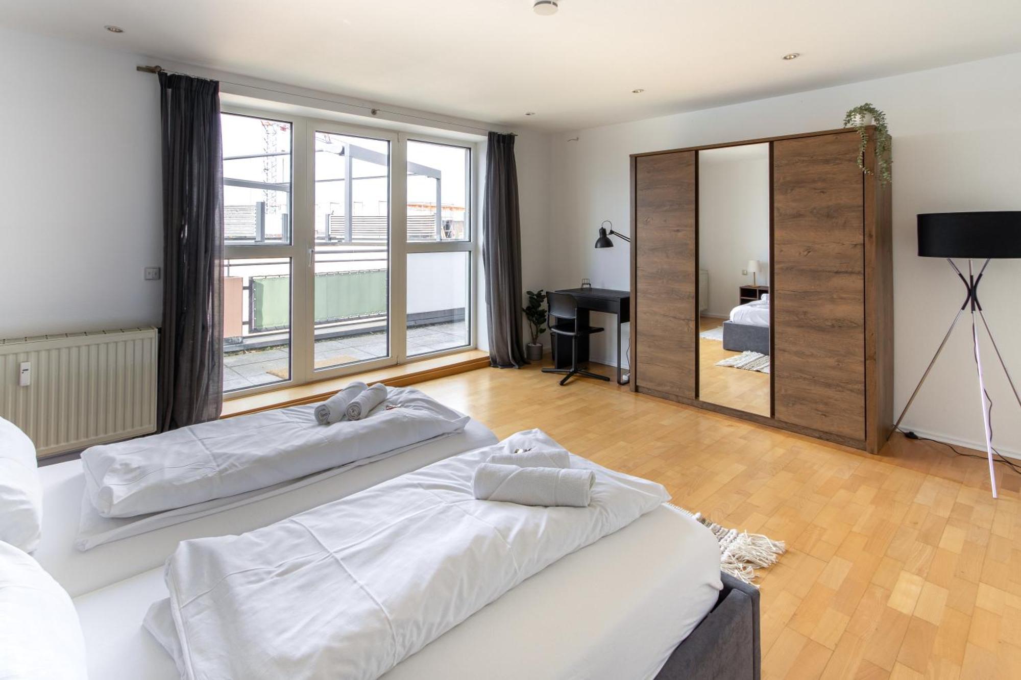 Penthouse-Maisonette - City Center, Highspeed Internet, Garage Worms Bagian luar foto