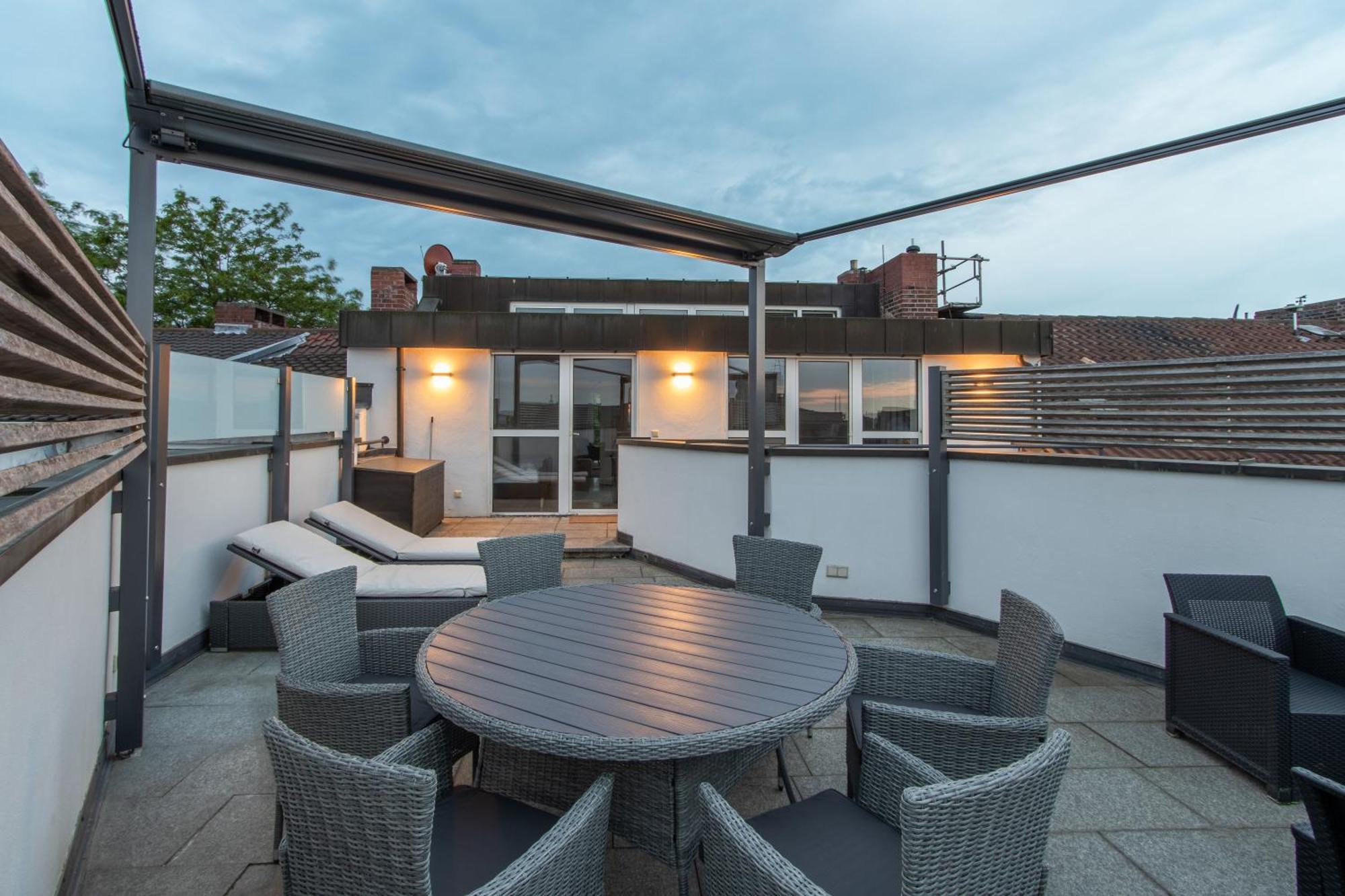 Penthouse-Maisonette - City Center, Highspeed Internet, Garage Worms Bagian luar foto