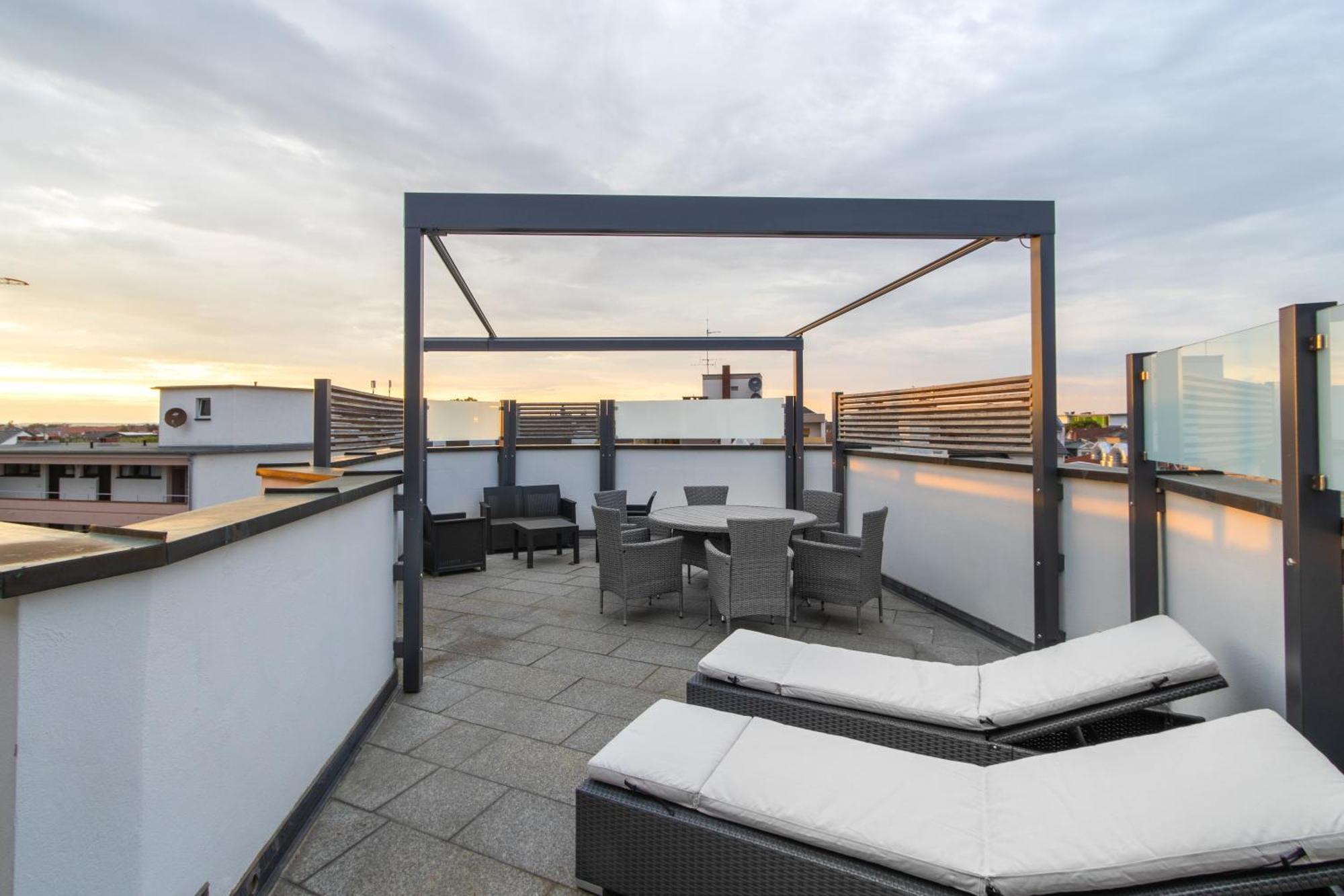 Penthouse-Maisonette - City Center, Highspeed Internet, Garage Worms Bagian luar foto